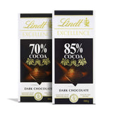 Cioccolata Lindt | Tavoletta EXCELLENCE Cacao 85% | 100 g| Cioccolato Extra Fondente | Tavoletta di cioccolato vegana