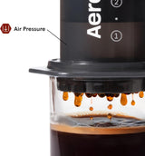 AeroPress Macchina per caffè ed espresso Originale, Caffettiera Portatile Livello Barista con Camera, Stantuffo e Filtri, Macchina per Caffè Rapido ed Espresso