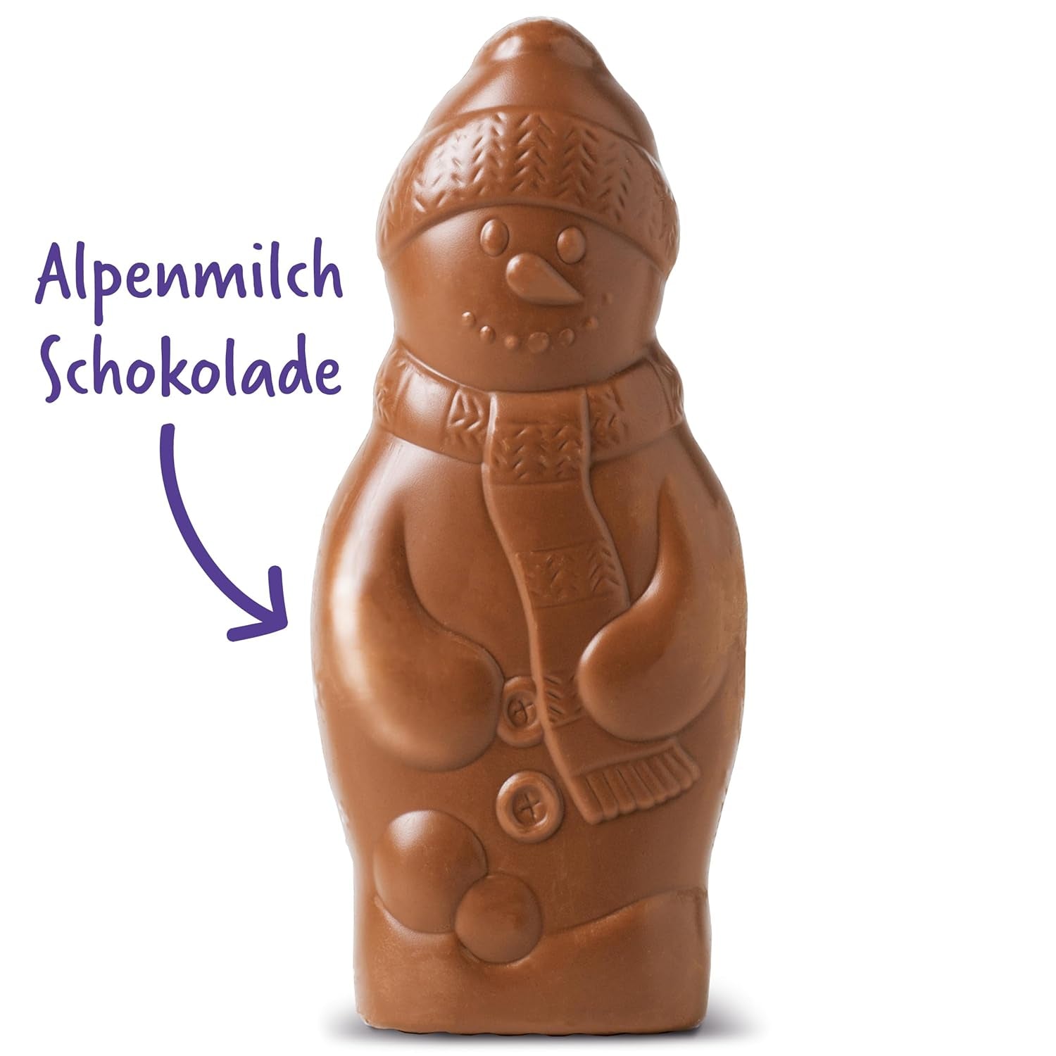 Milka Snowman Alpine Milk - Confezione grande di pupazzi di neve di cioccolato in 3 modelli - 24 x 50 g