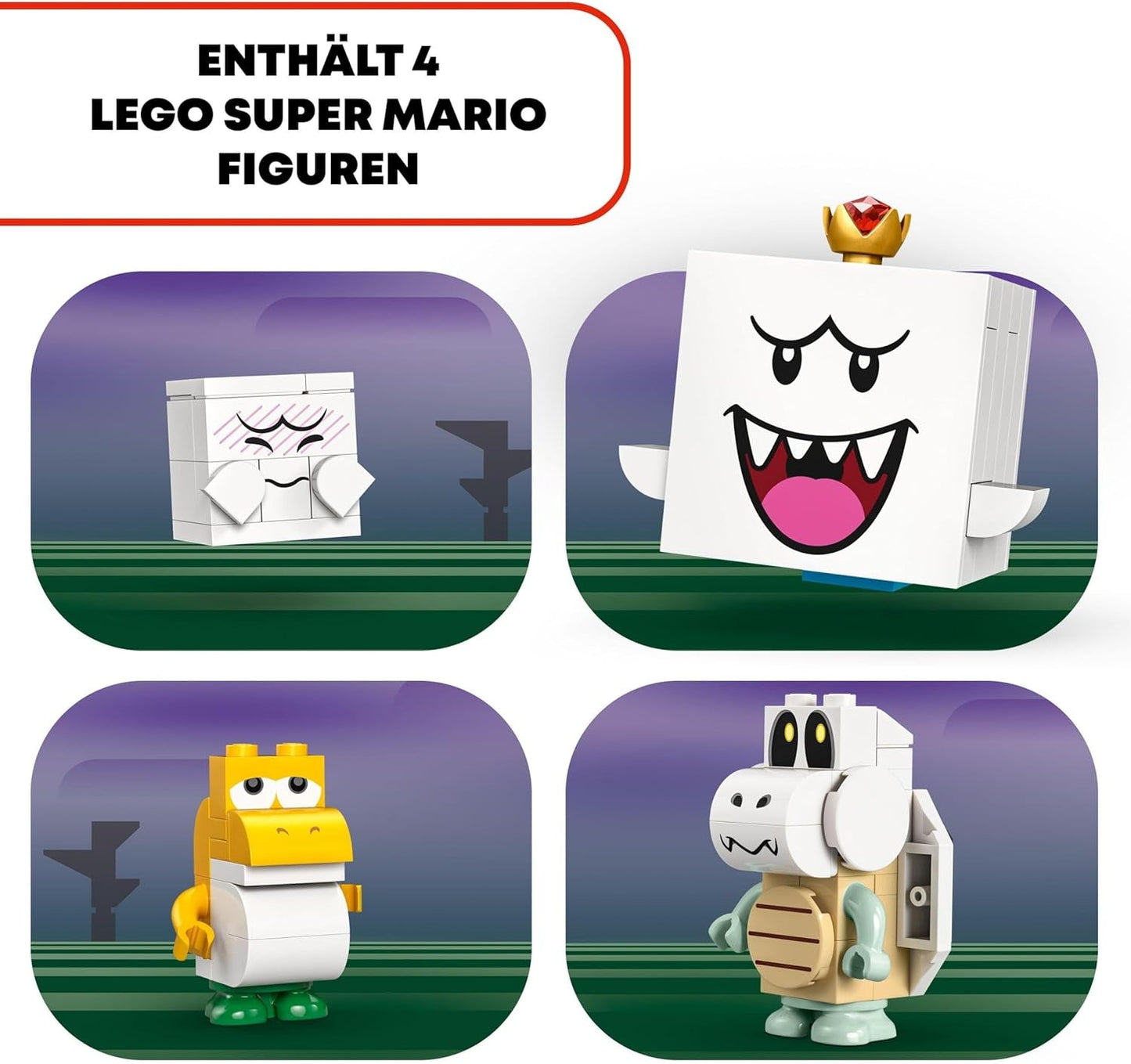 LEGO Super Mario King Buu Huu's Haunted House Kids Casa stregata Nintendo Set da collezione con Baby Yoshi Regalo per ragazzi, ragazze e giocatori di età 8+ 71436 Set da costruzione Besuche den LEGO-Store