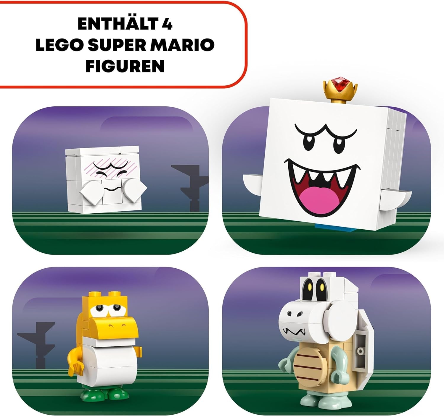 LEGO Super Mario King Buu Huu's Haunted House Kids Casa stregata Nintendo Set da collezione con Baby Yoshi Regalo per ragazzi, ragazze e giocatori di età 8+ 71436 Set da costruzione Besuche den LEGO-Store