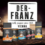 DER-FRANZ Kaffee Crema, Intensità 4/5, 100% Arabica, ganze Kaffeebohnen, 3 x 500 g