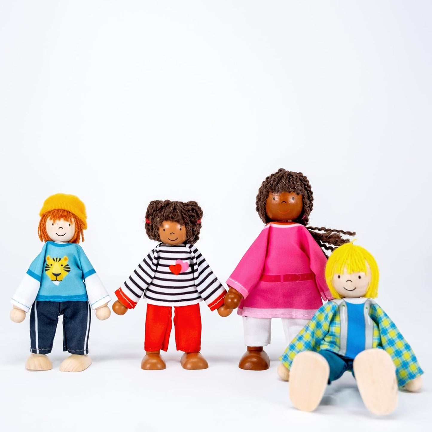 51463 - Bambole flessibili Famiglia Interculturale