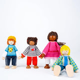 51463 - Bambole flessibili Famiglia Interculturale