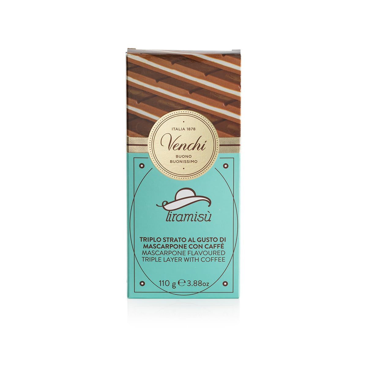 Venchi - Tiramisù al cioccolato 110g - senza glutine