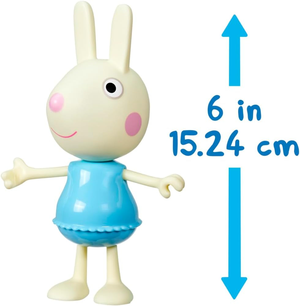 Cucchiaio Luisa di Peppa Pig - Divertente figura da vestire, bambola da ragazza da 15 cm con accessori e vestiti, set di giocattoli interattivi per bambini dai 3 anni in su