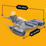 Star Wars Epic Hero Series N-1 Starfighter of the Mandalorian, grandi action figure e fantastici accessori per manovre emozionanti, emozionanti action figure regalo Naty Shop