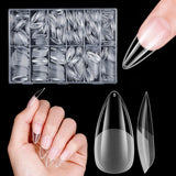 Unghie Artificiali Corte 500 Pezzi Punte Per Unghie In Gel Morbido Con Copertura Completa Per Unghie In Gel 12 Misure Punte Per Unghie Prelucidate Per Unghie In Gel Unghie Artificiali Corte Estensioni Per Unghie A Bara Con Scatola