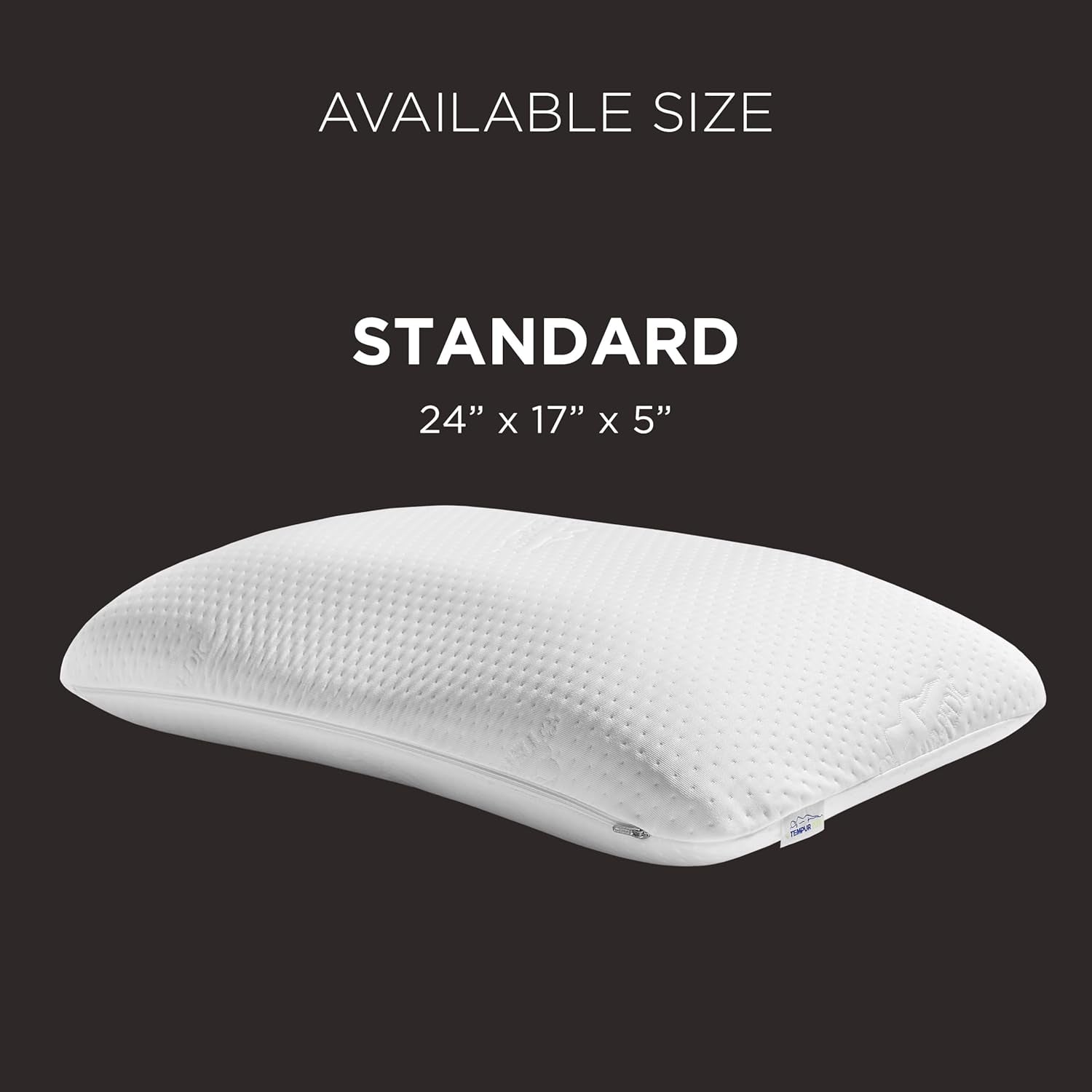 Cuscino Symphony TEMPUR-PEDIC In memory foam, Lussuoso, Morbido, Standard, Bianco Cuscini standard Naty Shop