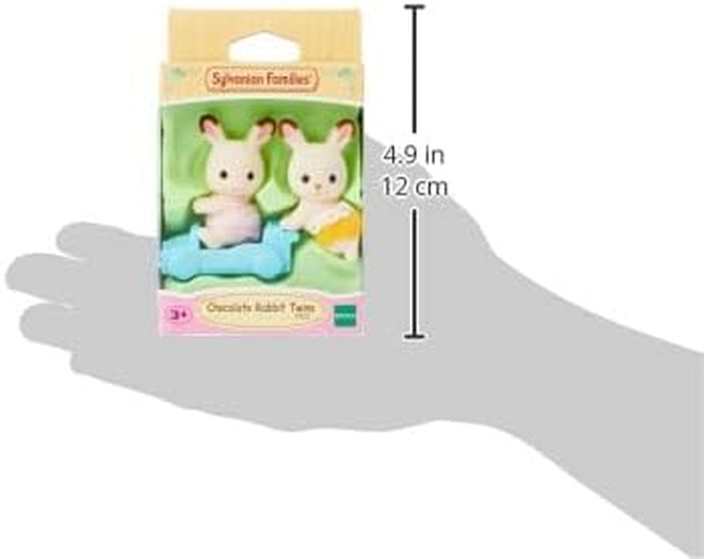 Sylvanian Families L5420 Gemelli Coniglio Cioccolato - Naty Shop Dolls Dollhouse Figures
