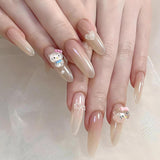 Adesivi per unghie gatto 3D, glitter per unghie, paillettes, adesivi per unghie in resina, gemme per unghie, diamanti per nail art, incluso bastoncino di cera per unghie con strass (Gatto colorato)