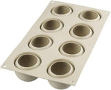 Silikomart, Stampo per Torte Tartufo in silicone, 8 Porte Singole, Ø 62 H 52 mm Cucina Naty Shop