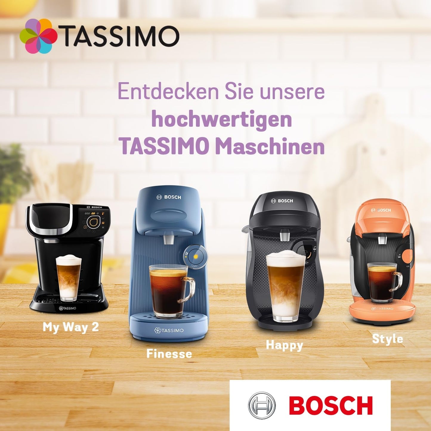 Tassimo Kapseln Cadbury Kakao, 5 x 10 blocchetti, 50 Kakaokapseln
