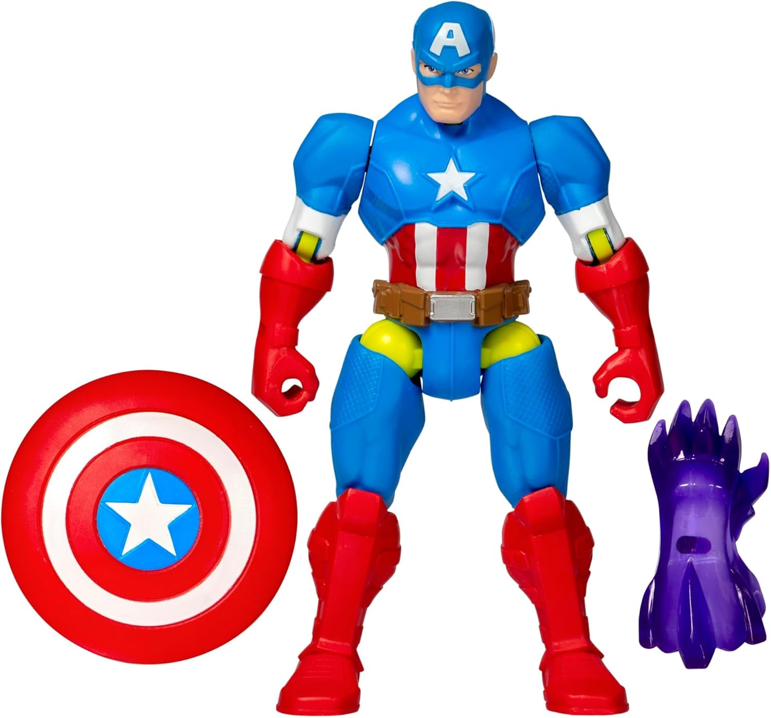 Mixmashers Marvel Capitan America Avengers Mix-And-Match Action Figure e accessori Action Figure Naty Shop Captain America