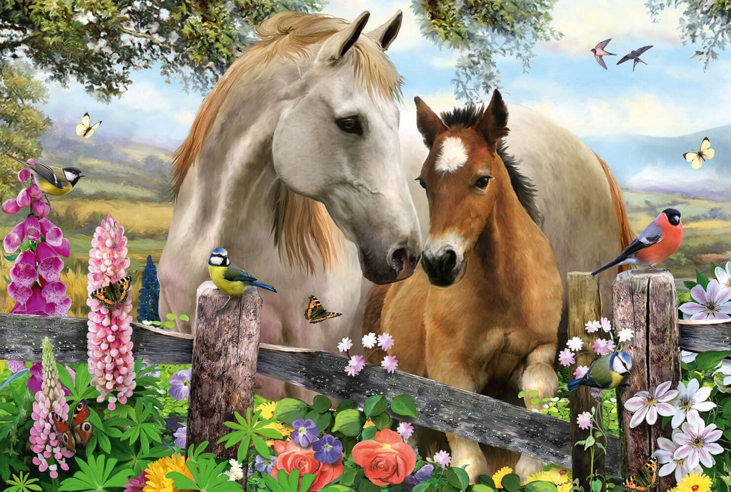 Schmidt Spiele cavalla e puledro, puzzle per bambini 150 pezzi Puzzle Naty Shop