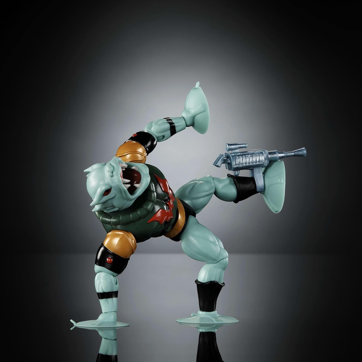 Action figure di Masters of the Universe Origins Leech dalla collezione Cartoon, ca. Mostro aspirante alto 14 cm della serie TV anni '80, design e accessori ricchi di dettagli, JBM83 Action figures Naty Shop