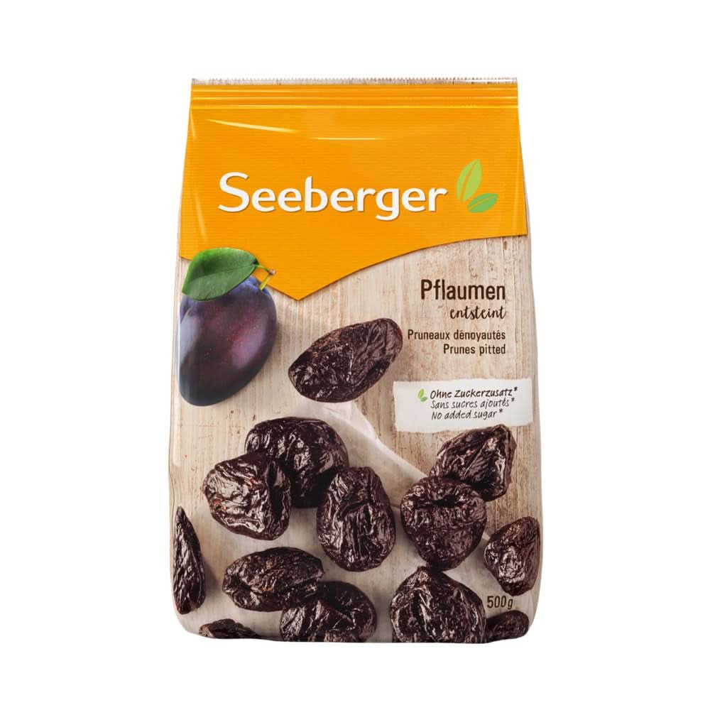 Seeberger Prugne Extra Large Gustose della Migliore Qualità - Molto Dolci e Aromatiche 13 x 125 Grammi Naty Shop Prodotti Disidratati 8 x 500 Grammi