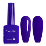 Smalto gel CANNI, semipermanente, viola scuro, smalto, gel UV, impregnante, manicure