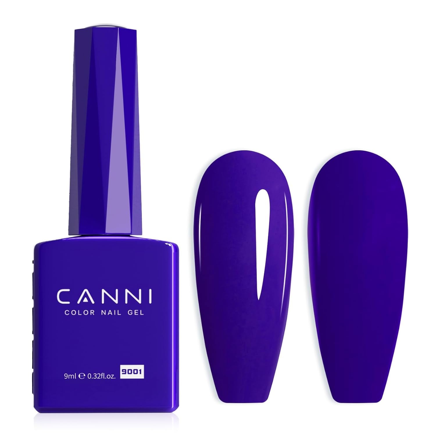 Smalto gel CANNI, semipermanente, viola scuro, smalto, gel UV, impregnante, manicure