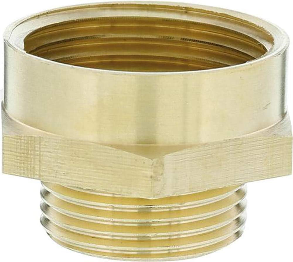 Nipplo filettato in ottone Gardena: connettore in ottone per il collegamento su entrambi i lati, ad es. alle pompe, filettatura tubo 26,5 mm (G 3/4 pollici) (7260-20)