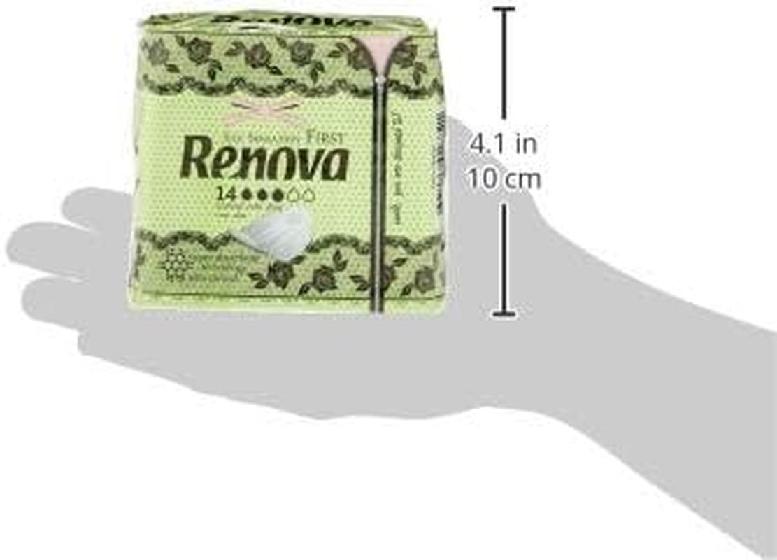 Rinnova i primi impacchi normali con le ali | 14 compresse | Ultra sottile e super assorbente