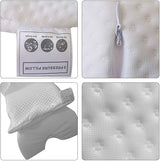 Cuscino per dormire laterale per coppia Braccio rilassante Cuscino in memory foam curvo Cuscino per collo a forma di U Cuscino da viaggio Cuscino in seta di ghiaccio a pressione zero Cuscino a ritorno lento per coppie Cuscini ortopedici cervicali Naty Shop