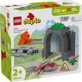 Tunnel e binari ferroviari LEGO DUPLO Town - Set di espansione, regalo per i più piccoli, incoraggia la destrezza, set da gioco per gli appassionati di veicoli di 2 anni, giocattolo didattico creativo 10425 Set di costruzione Besuche den LEGO-Store
