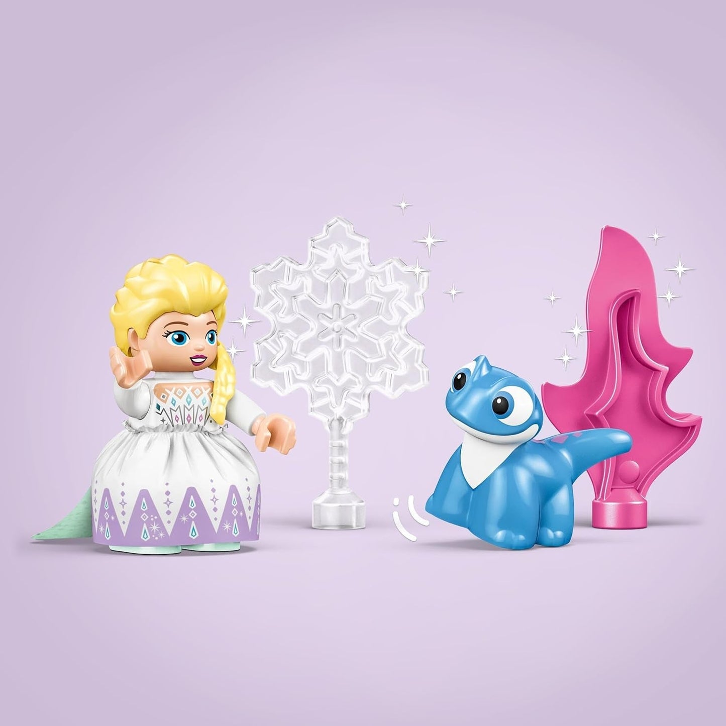 LEGO DUPLO | Disney ELSA e Bruni nella foresta incantata, Ice Queen 4 personaggi giocattolo per bambini di 2 anni, regalo prescolare per ragazze e ragazzi 2+ anni, basato su Frozen 2 10418 Set da costruzione Beuche den LEGO-Store