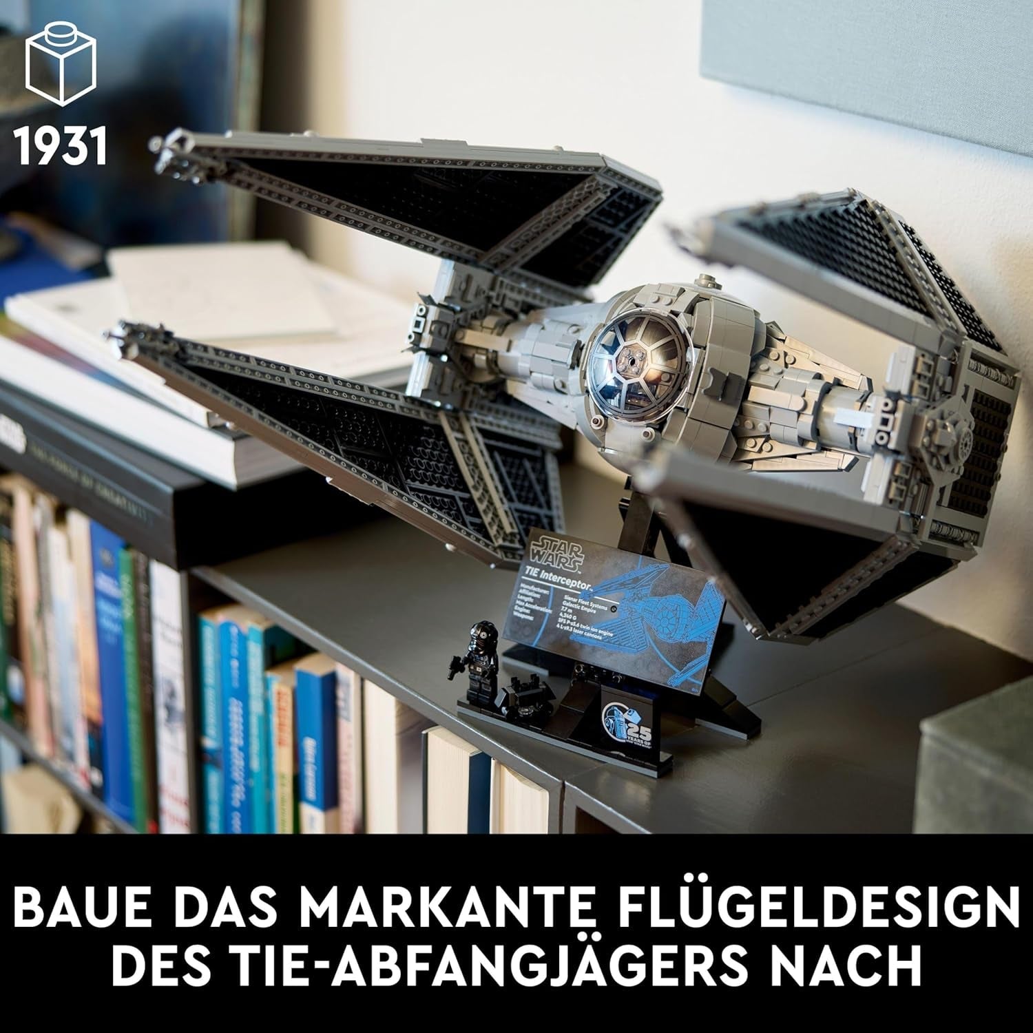 LEGO Star Wars Tie Interceptor Ultimate Collector Series Set di costruzione creativo per adulti Starfighter Modello in mattoncini Regalo per fan Set UCS da collezione 75382 Set di costruzione Acquista il negozio LEGO
