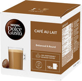 Nescafè Dolce Gusto – Dolce Gusto Café au Lait 16 CAPSULE 160 g (X6)