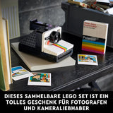 LEGO Ideas Polaroid Onestep SX-70 Set fotocamera per adulti, da collezione con dettagli autentici, attività creativa, regali fotografici per donne, uomini, lui, lei e adolescenti 21345 Set da costruzione Besuche den LEGO-Store