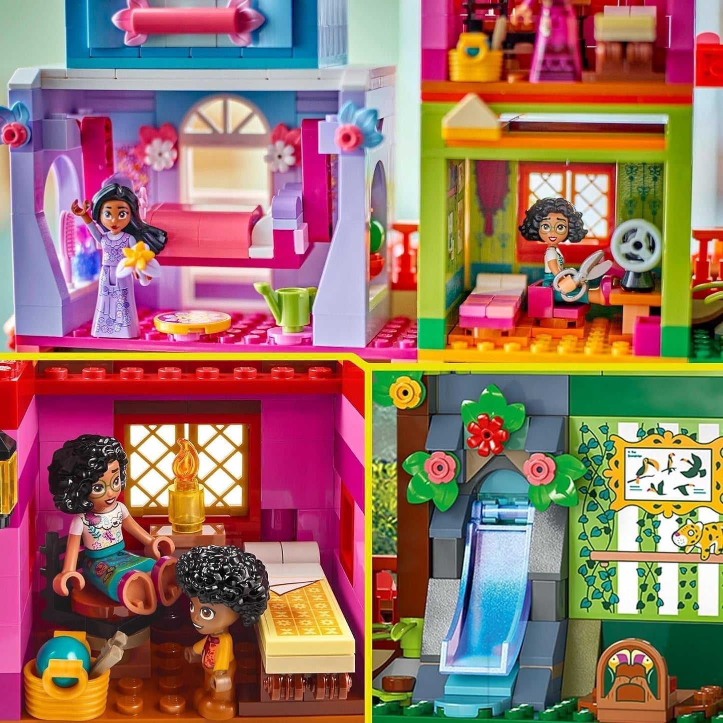 LEGO Ç€ Disney Encanto Magical House of Madrigals Casa delle bambole per bambini con Mirabel Play Figure Building Toy per ragazze e ragazzi a partire da 7 anni 43245 Set da costruzione Besuche den LEGO-Store