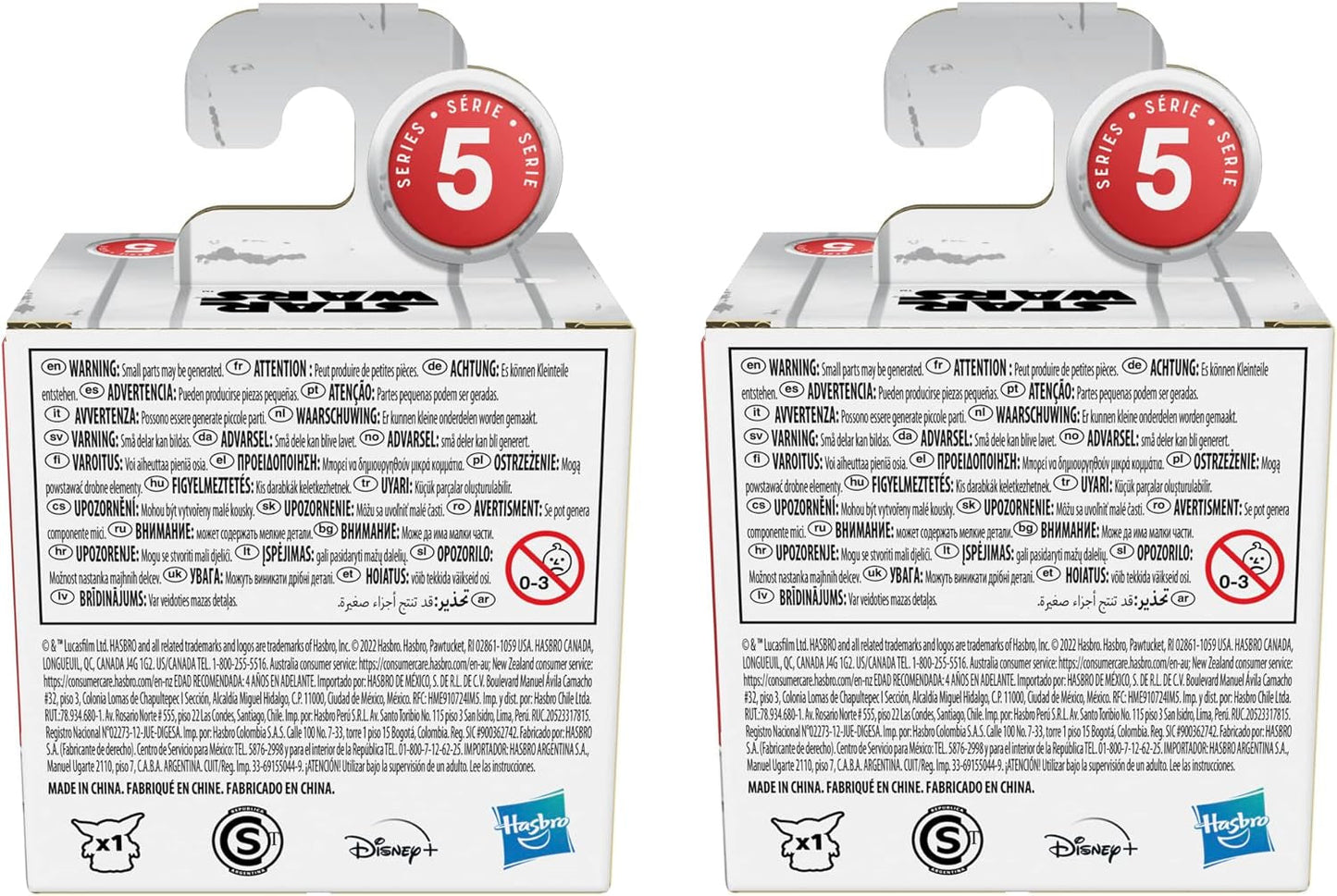 Star Wars Hasbro the Bounty Collection Serie 5, Grogu Figures Confezione da 2, Gioco Casco, Gioco Peek-a-Boo, Giocattolo 4+ Anni, 5,5 cm, Multi, F5941 Action Figure Naty Shop
