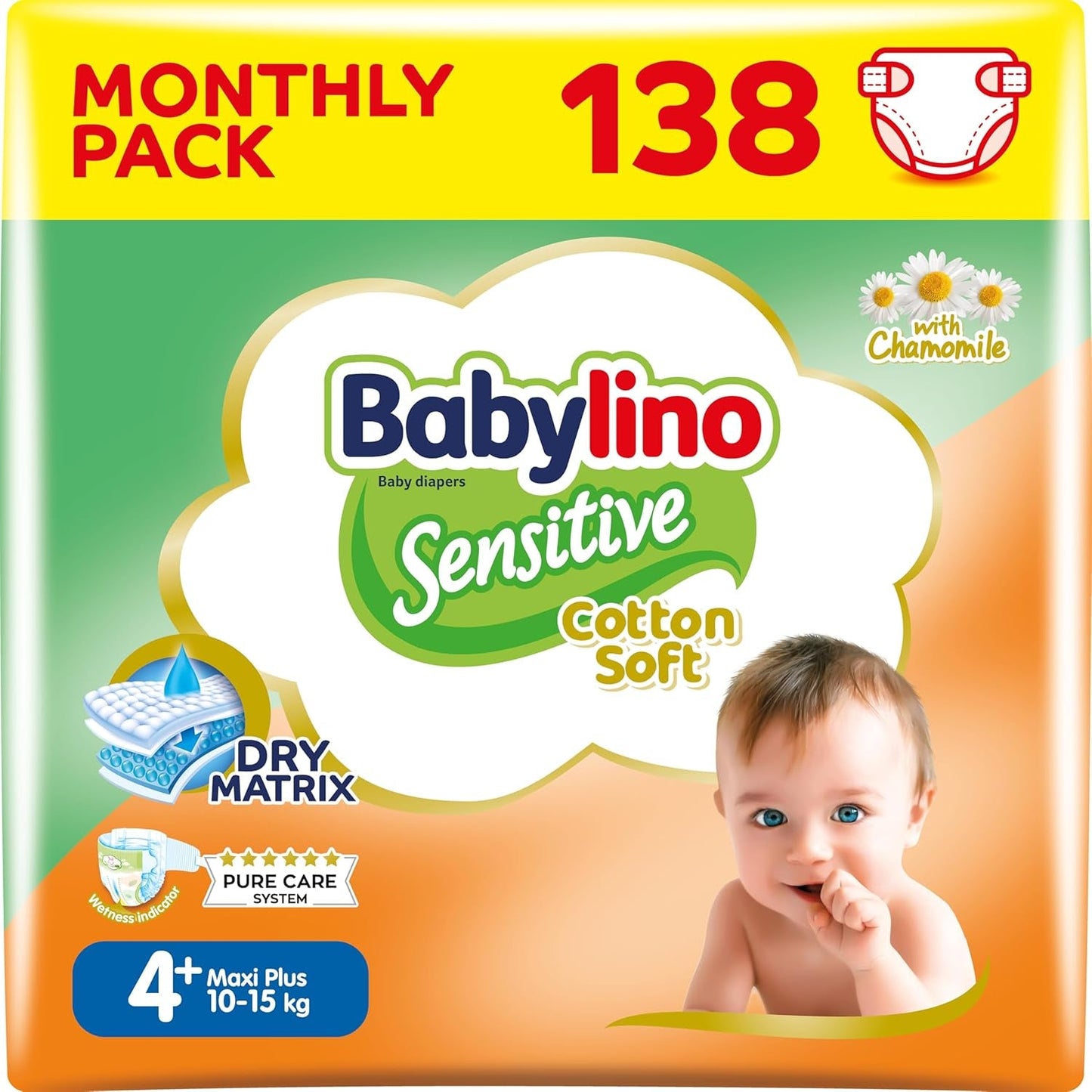 Pannolini per bambini sensibili, taglia 1, neonato (2-5 kg), 26 pezzi