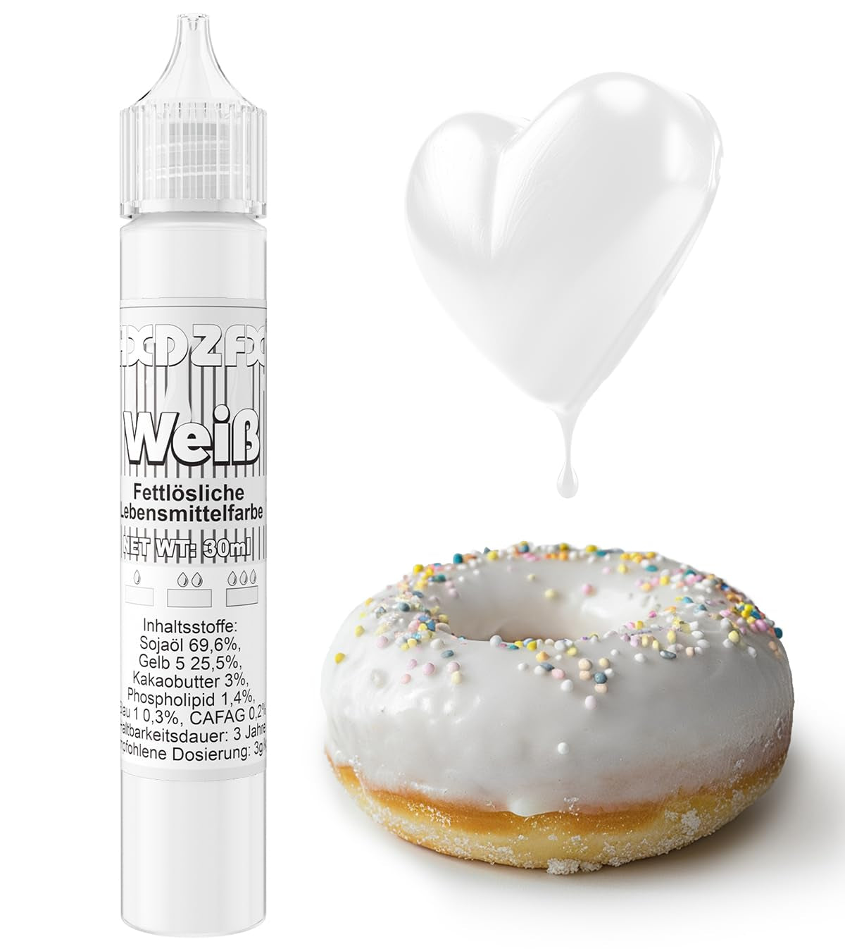 Colorante alimentare liposolubile - Colorante alimentare concentrato a base di olio da 30 ml per set di coloranti alimentari al cioccolato per decorazione di torte, fondente, crema al burro, dolci al forno, artigianato (Blu Navy)