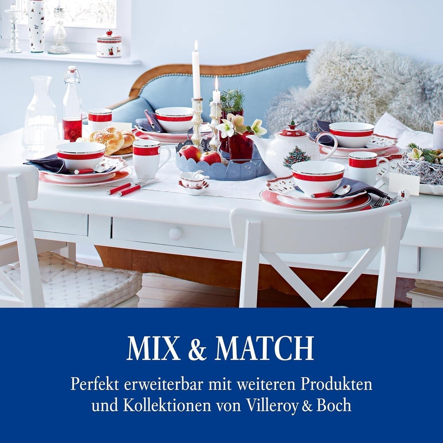 Villeroy & Boch – Gioca! Set posate Rose Rosse 30 pezzi Kitchen Naty Shop