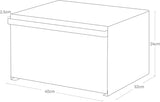Yamazaki 4352 TOWER Cestino per il pane, bianco, acciaio, minimalista, 40 x 34,5 x 24 cm Contenitori per alimenti Naty Shop