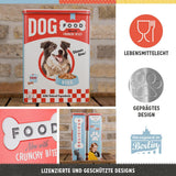 Nostalgic-Art Scatola portaoggetti retrò XL, 4 l, Cibo per cani - Idea regalo per proprietari di cani, scatola portaoggetti per cibo secco, design vintage Scatole per alimenti Naty Shop