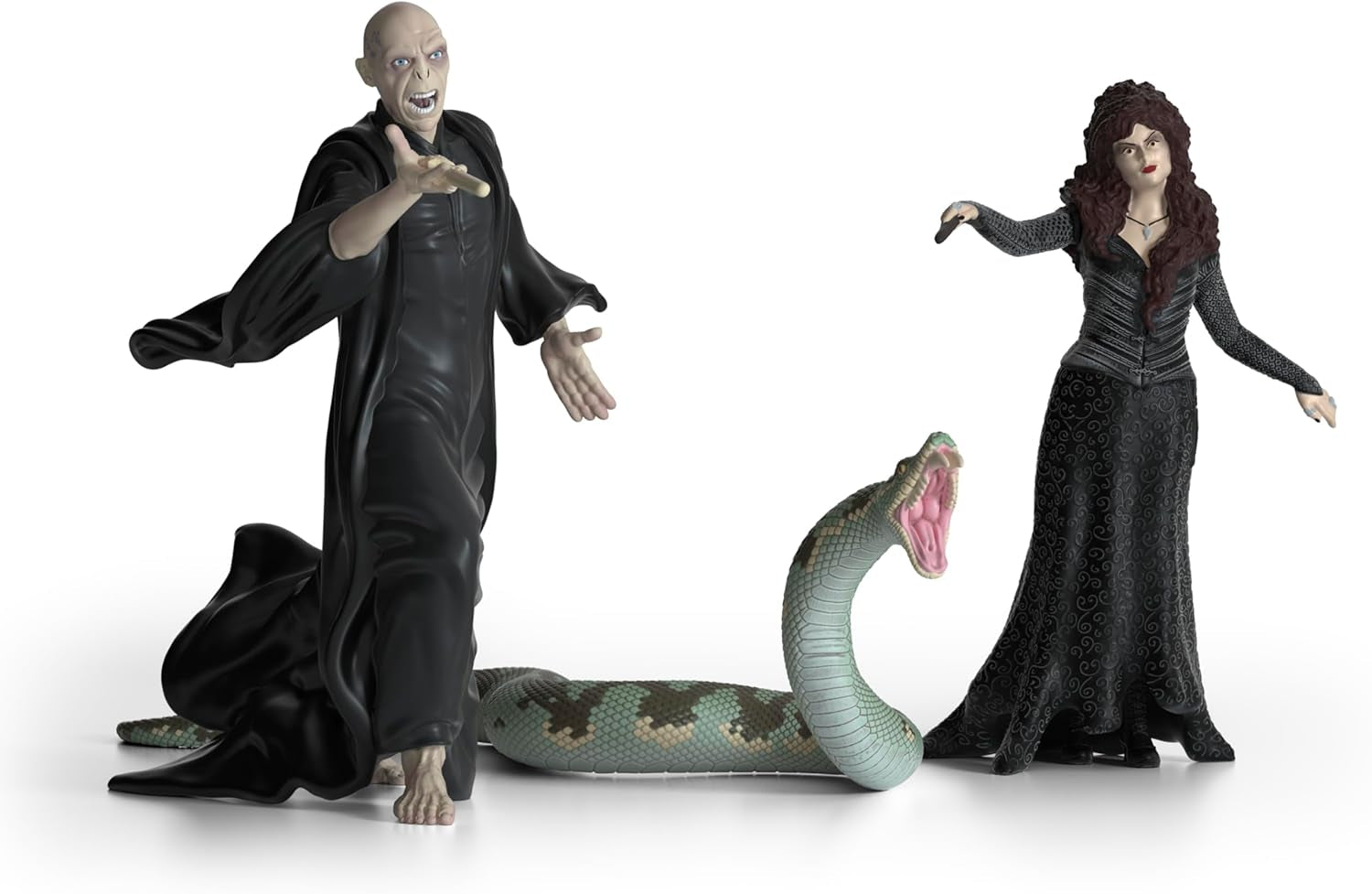 Schleich 42684 Lord Voldemort, Nagini e Bellatrix Lestrange, Da 6 anni, HARRY POTTER - gioca figura, 21 X 16 X 18 cm Action figures Naty Shop Titolo predefinito