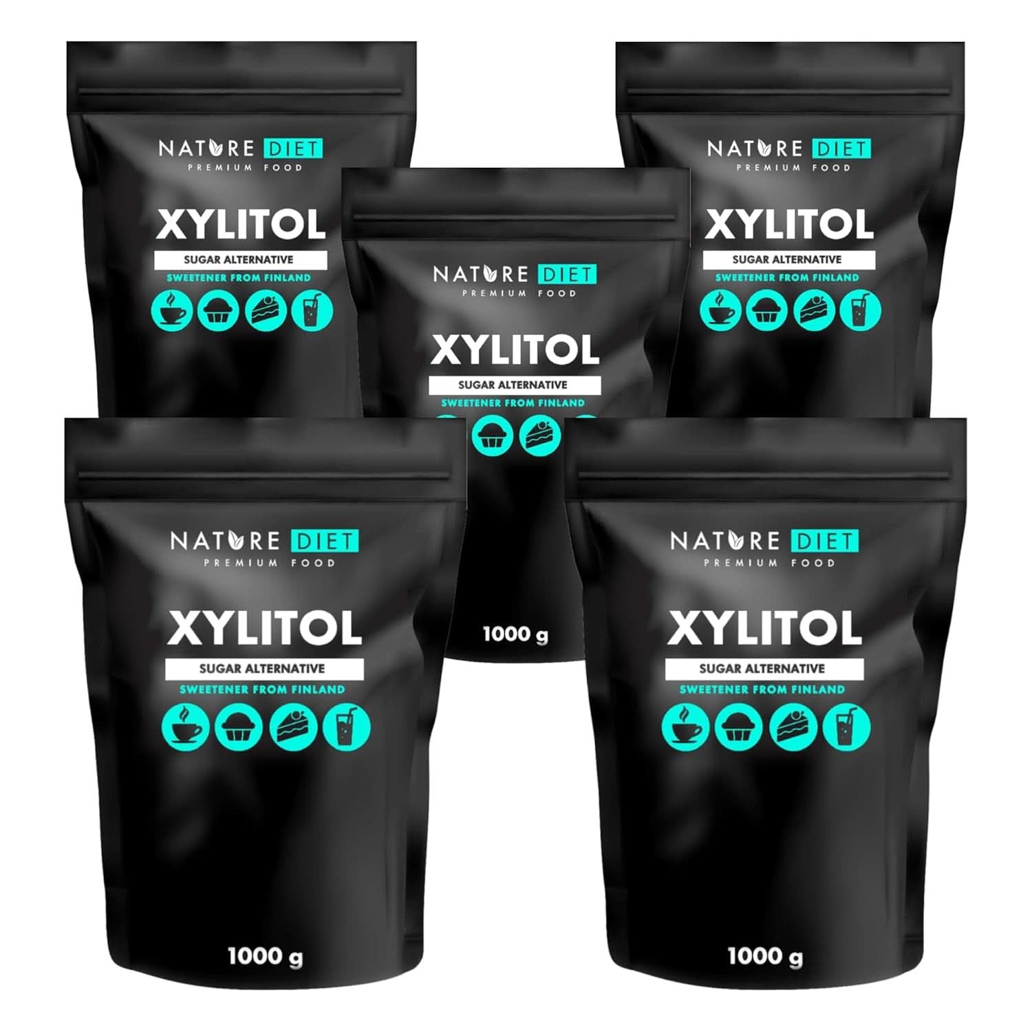 Nature Diet Xilitolo, 1 Kg Dolcificanti Naty Shop