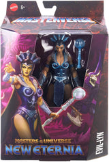 Figura d'azione di Masters of the Universe Masterverse ca. Alto 18 cm, New Eternia Evil-Lyn, MOTU Toy Villainess, Strega, 30 punti movimento, Bacchetta con sfera di cristallo, Action figure JBP77 Naty Shop
