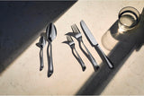 WMF Servizio posate Sitello per 6 persone, Cromargan, set posate 30 pezzi, coltelli monoblocco Kitchen Naty Shop