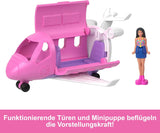 Mini BarbieLand Set di bambole e veicoli giocattolo Barbie, bambola da 1,5" e iconico veicolo giocattolo a sorpresa che cambia colore, HYF40