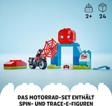 LEGO DUPLO Marvel Spins Avventura in moto, Playset Fantasy per la serie TV Spidey e i suoi super amici, giocattolo educativo da costruire e ricostruire per bambini dai 2 anni in su 10424 Set da costruzione Besuche den LEGO-Store
