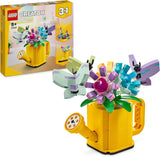 Set di irrigatori di fiori 3 in 1 LEGO Creator, decorazione per la camera dei bambini, costruisci un irrigatore con bouquet di fiori, stivali di gomma o 2 uccellini giocattolo, regalo creativo per ragazze e ragazzi di 8 anni 31149 Set da costruzione Besuche den LEGO-Store Single