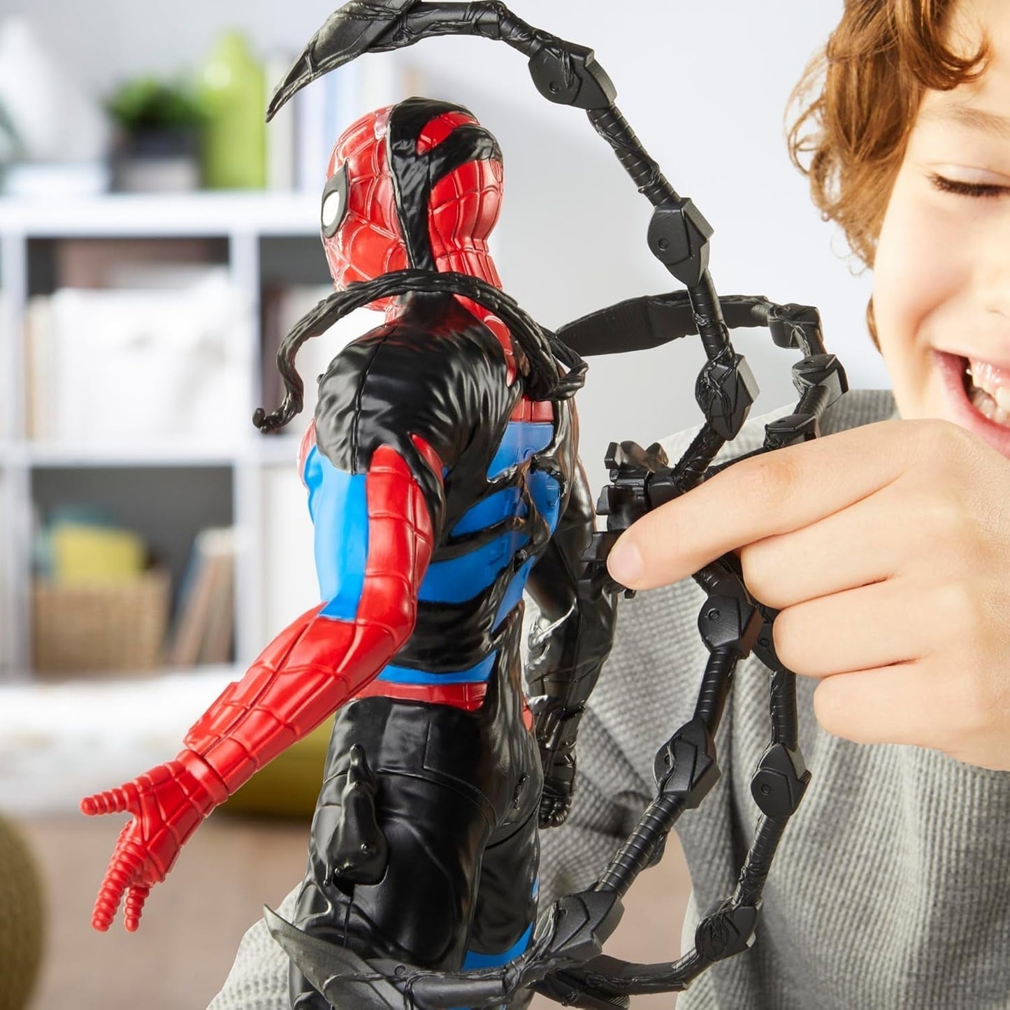 Marvel Spider-Man Venomversus Spider-Man Color Changer Action Figure con Accessori Action figures Naty Shop