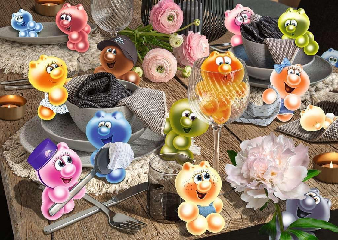 Ravensburger Puzzle 12000788 - Gelini apparecchia la tavola - Puzzle da 1000 pezzi per adulti e bambini dai 14 anni, Puzzle Naty Shop