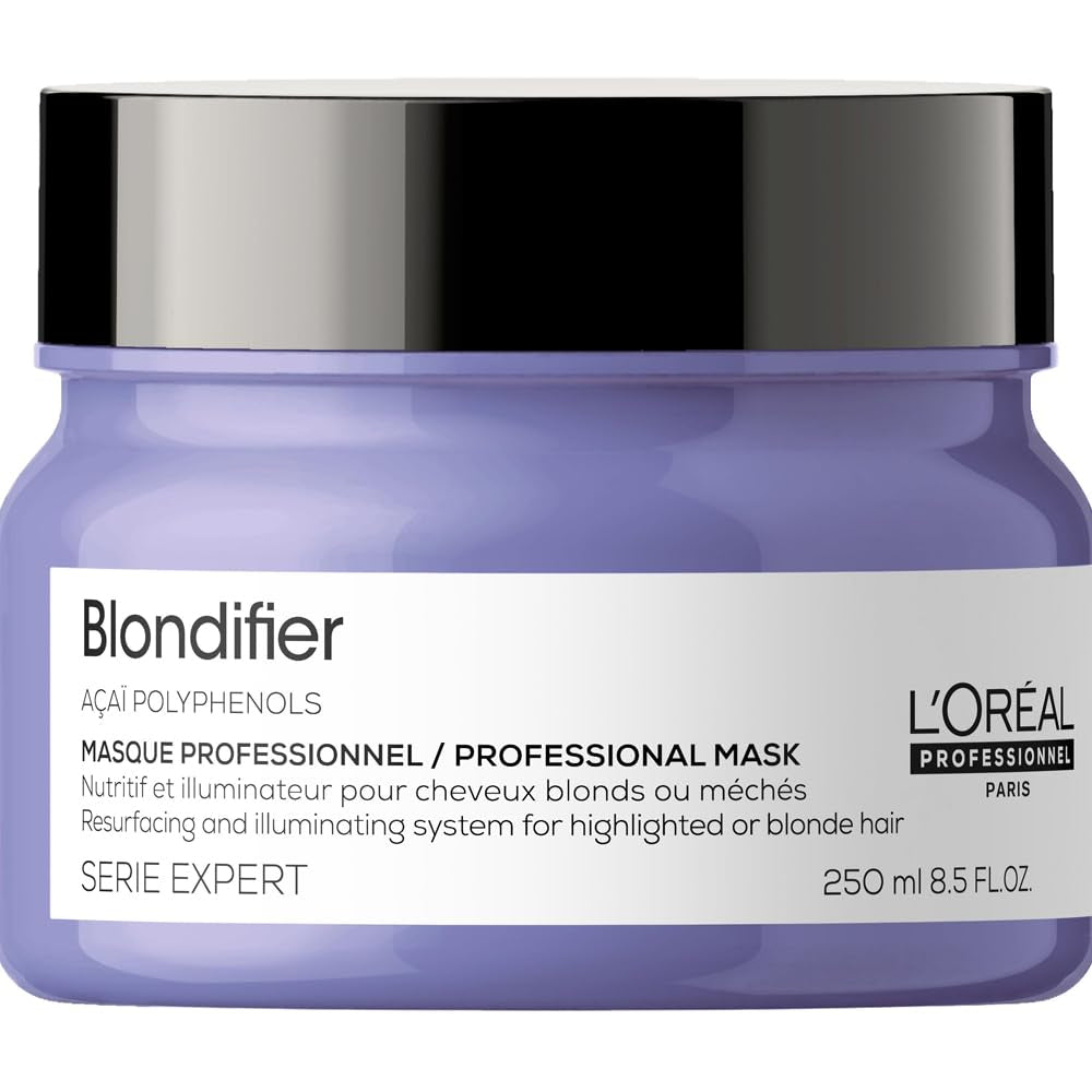 L'Oreal Professionnel | Maschera nutriente per capelli biondi e decolorati, estratto di frutto di Açai, Serie Expert, maschera bionda Naty Shop maschera per capelli