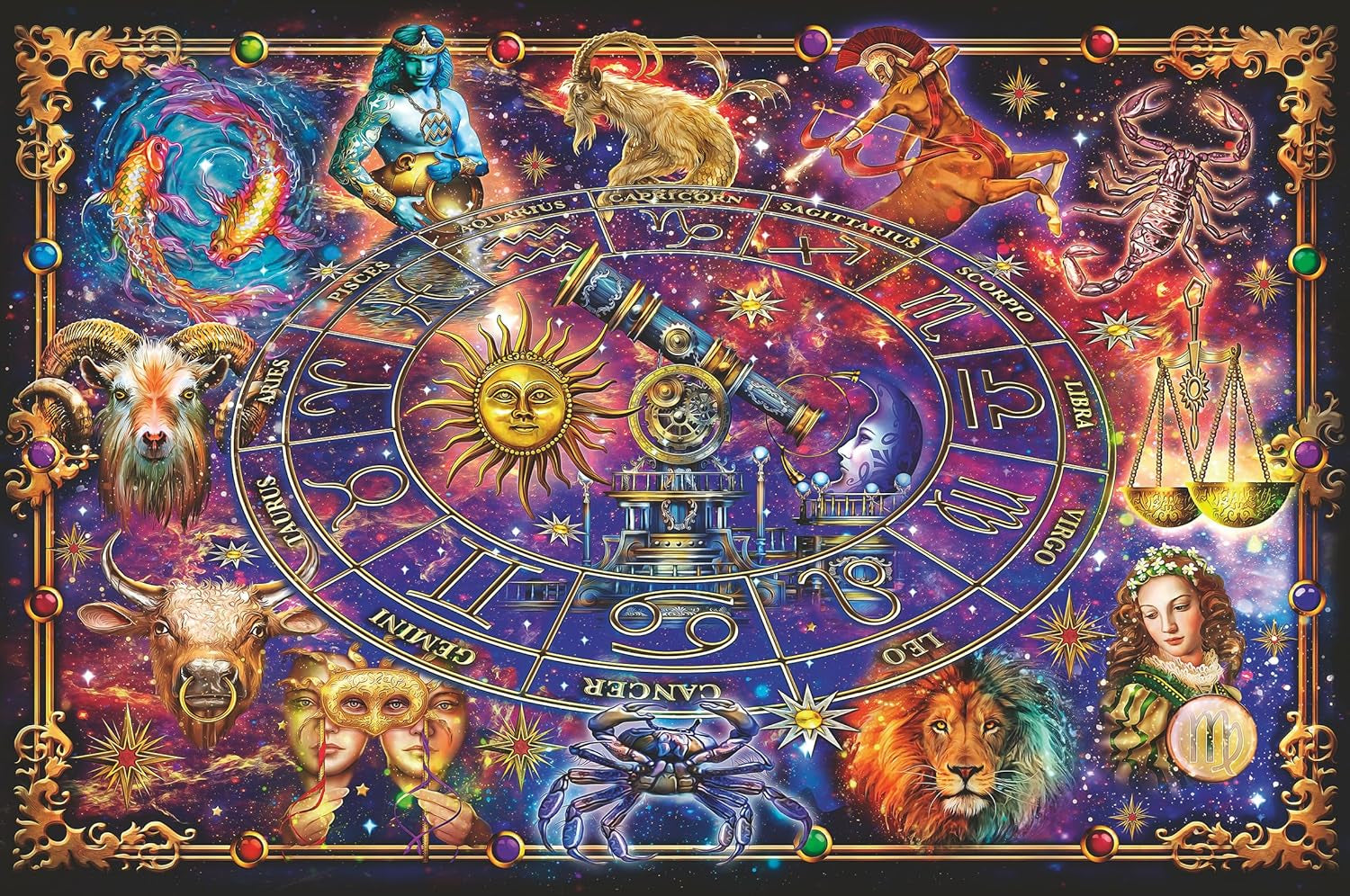Ravensburger Puzzle 16718 - Segni Zodiacali - Puzzle da 3000 pezzi per adulti e bambini dai 14 anni Puzzle Naty Shop Titolo predefinito