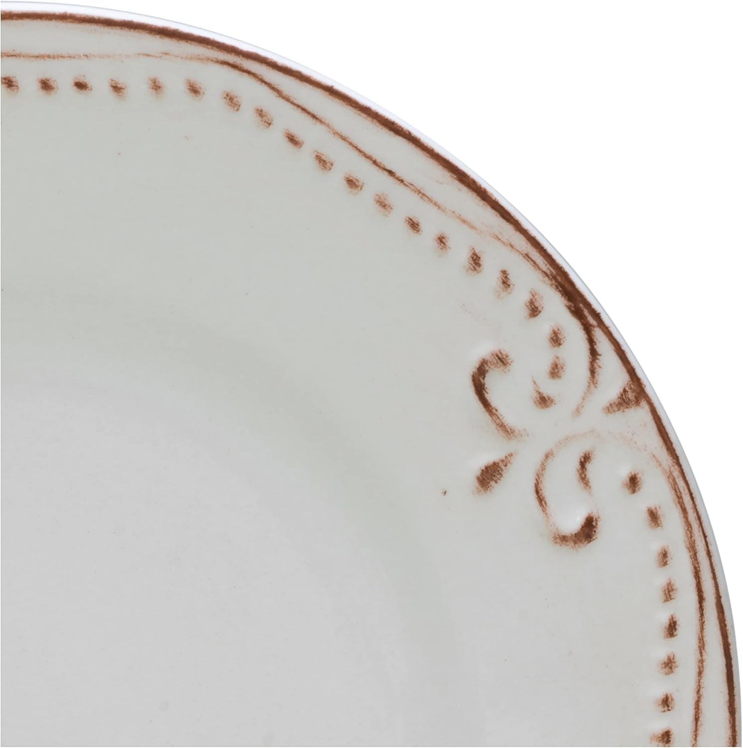 CreaTable, 23601, serie Romantic Vintage, set di stoviglie da 16 pezzi per 4 persone, servizio combinato in porcellana, lavabile in lavastoviglie e adatto al microonde, produzione di qualità